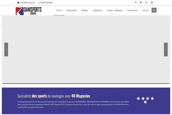 danisports.fr site used Orane