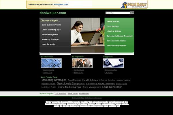 Pressive theme site design template sample