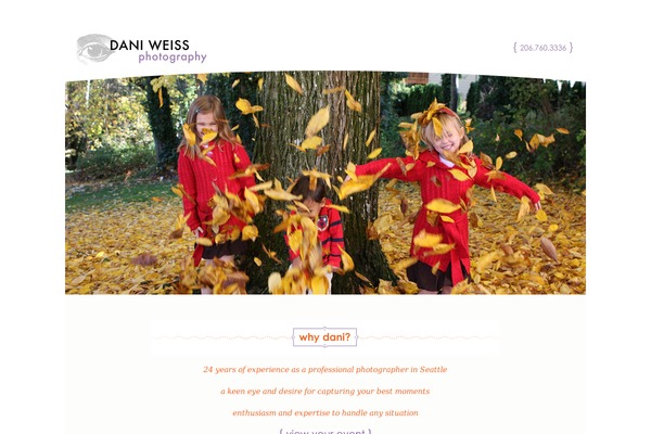 daniweissphotography.com site used ProPhoto 5