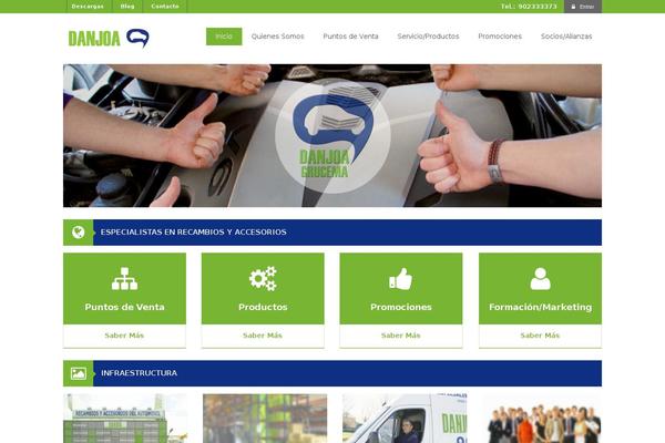 Alcatron theme site design template sample