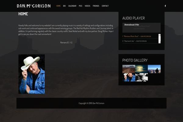 danmccorison.com site used Vocal