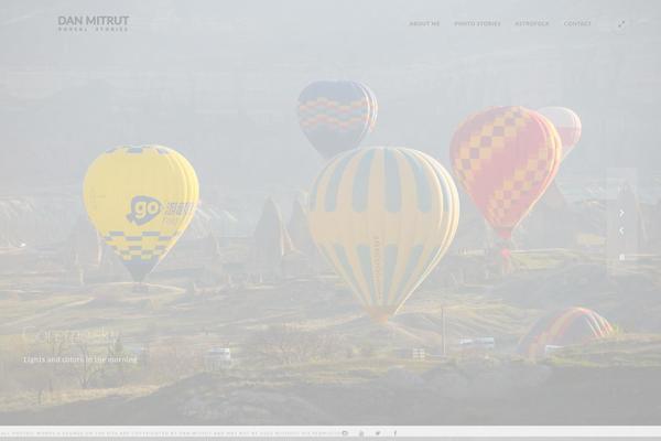 Kinetika theme site design template sample