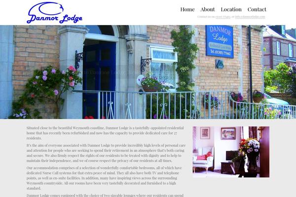 Senior theme site design template sample