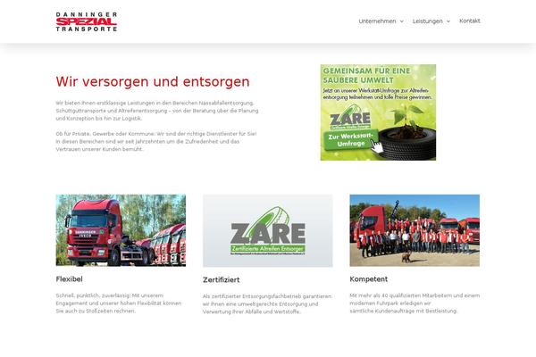 danninger-spezialtransporte.de site used Avada