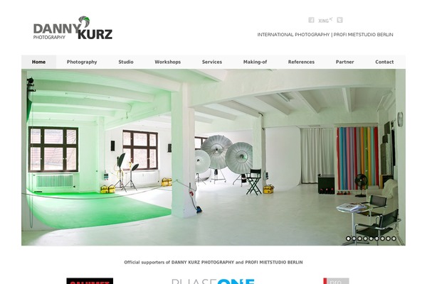 Vantage theme site design template sample