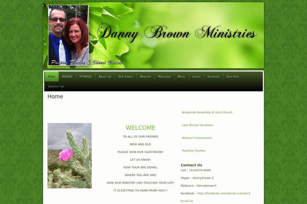 dannybrown.com site used Dannybrown