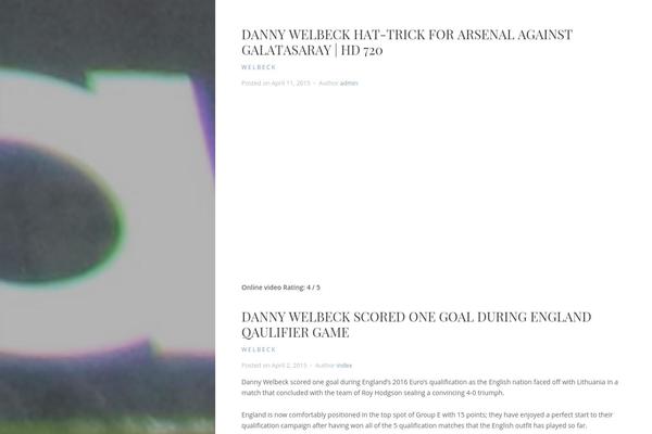 dannywelbeckfans.info site used Seasonal