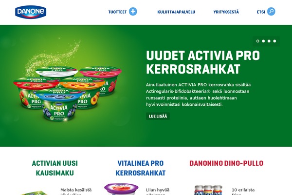 Danone theme site design template sample