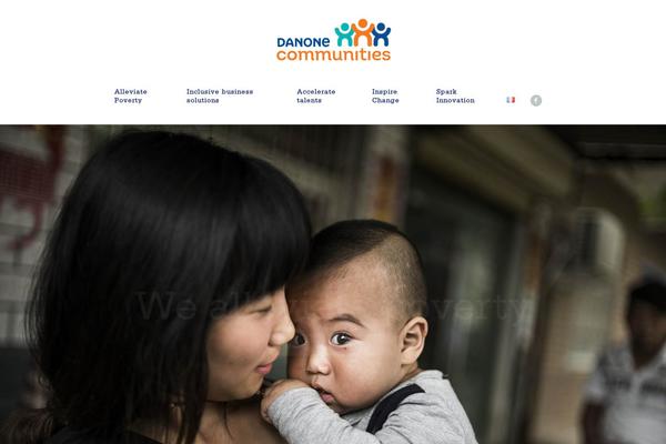 Danone theme site design template sample