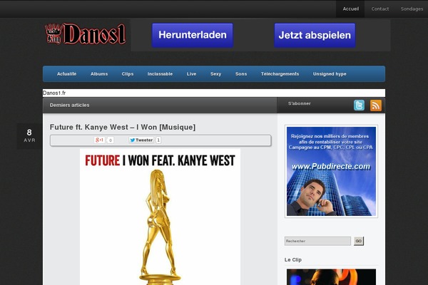 Traction theme site design template sample