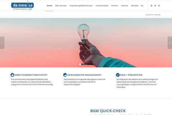 Enfold-child theme site design template sample