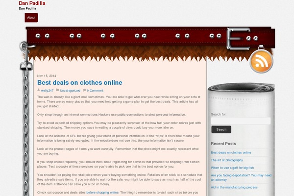 Dogs Life theme site design template sample