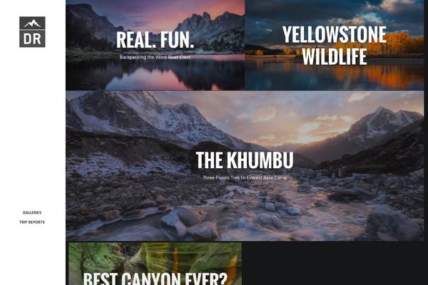 Invictus theme site design template sample