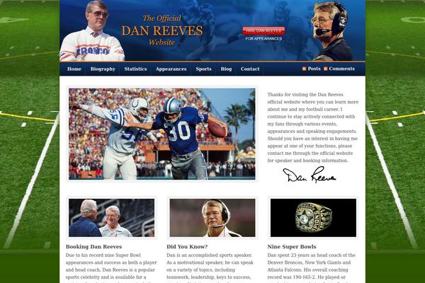 danreeves.co site used Agency Theme
