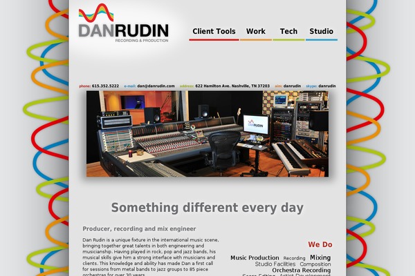 Site using Compact WP Audio Player plugin