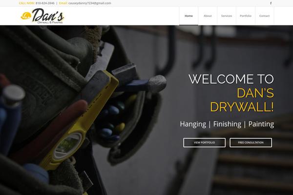 dans-drywall.com site used Enfold
