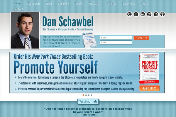 Site using Testimonials Widget plugin