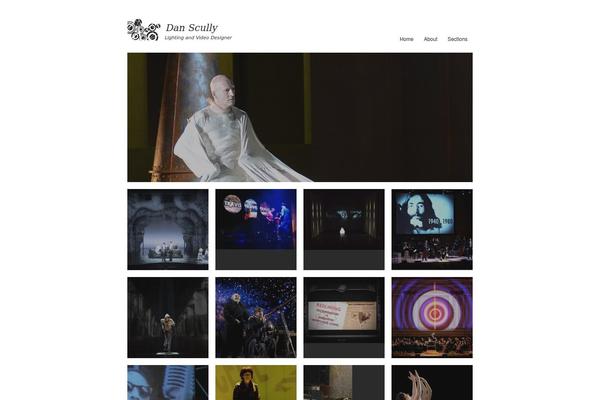 AutoFocus theme site design template sample