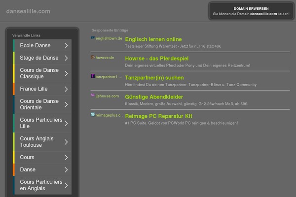 dansealille.com site used Gymnase-cdc