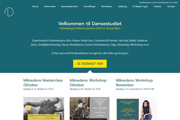 Dance-studio-child theme site design template sample