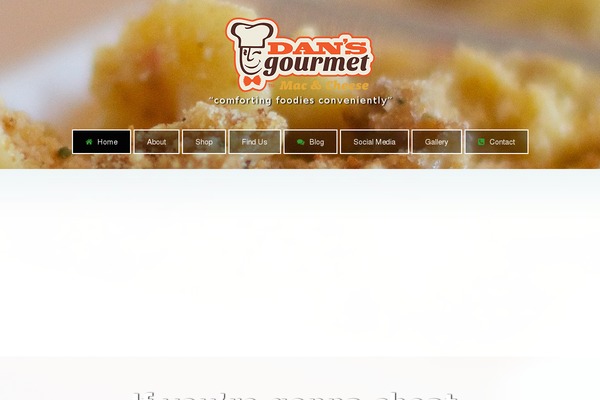 Cooks theme site design template sample