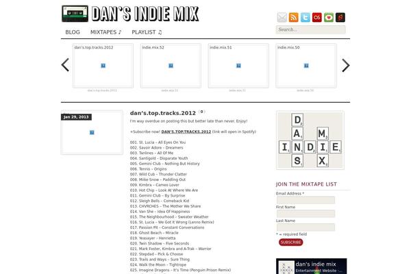 dansindiemix.com site used Edmin