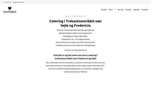 Generatepress_child theme site design template sample