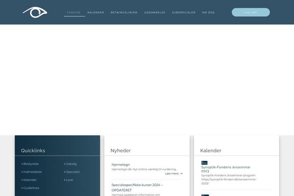 Site using Widgets on Pages plugin