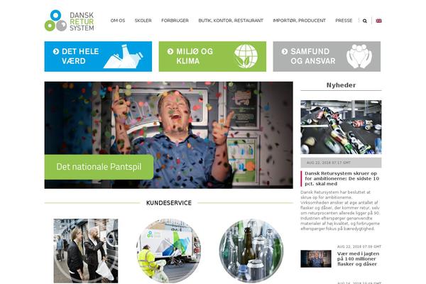 danskretursystem.dk site used Drs