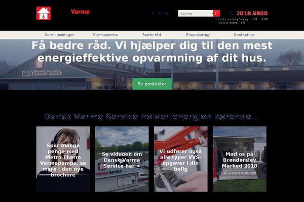 danskvarmeservice.dk site used Dvs