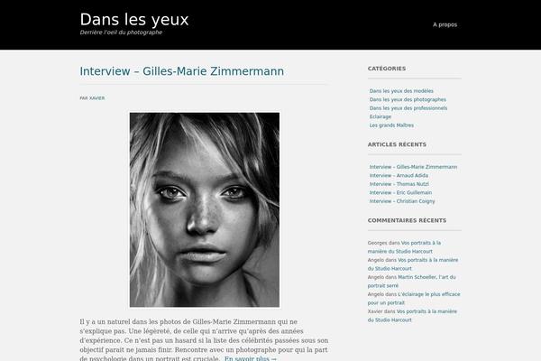 Portfolio Press theme site design template sample