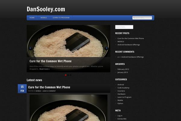 GamePress theme site design template sample