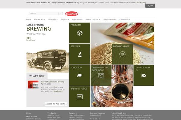lallemand theme websites examples