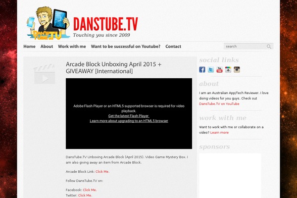 Fast Blog theme site design template sample