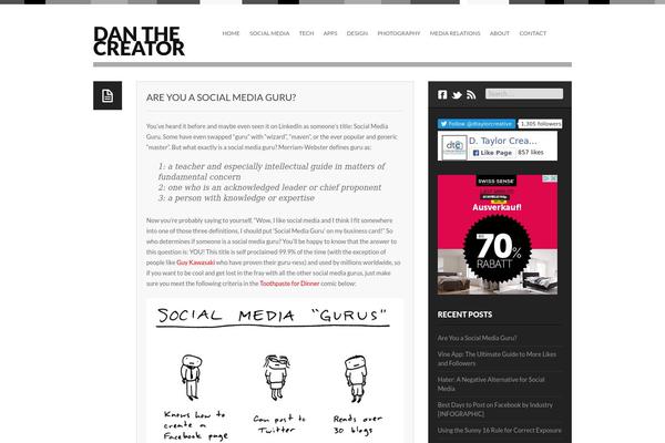 Gordon theme site design template sample