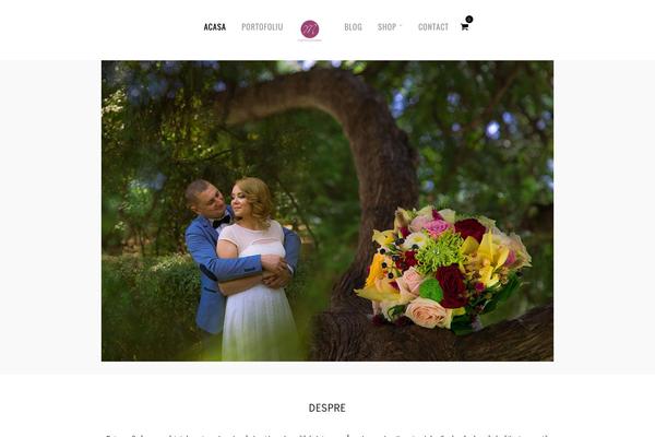 Vega theme site design template sample