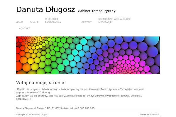 Graphy theme site design template sample