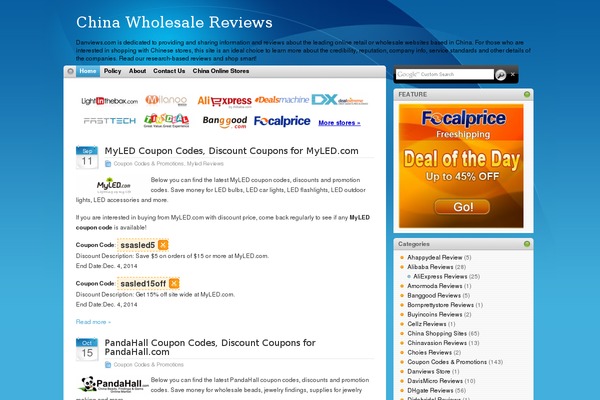 WordPress website example screenshot