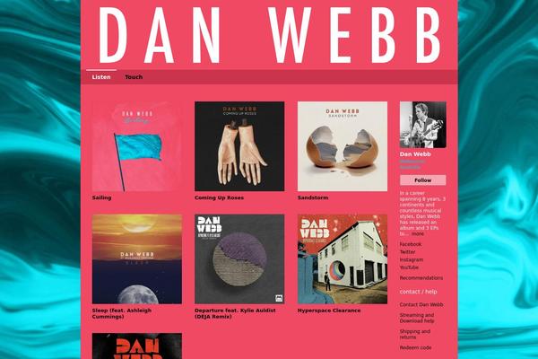 Chords theme site design template sample