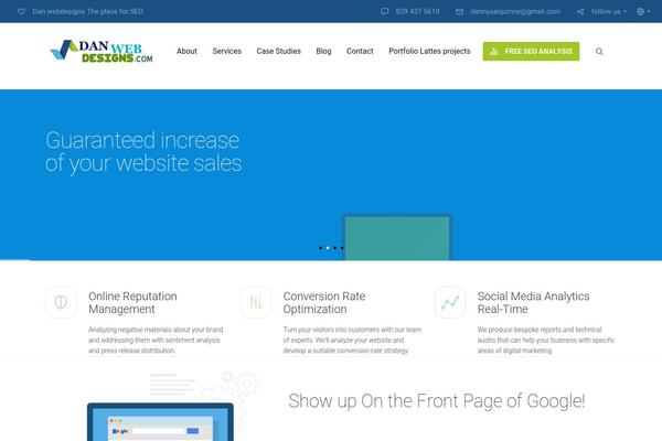 SEOWP theme site design template sample