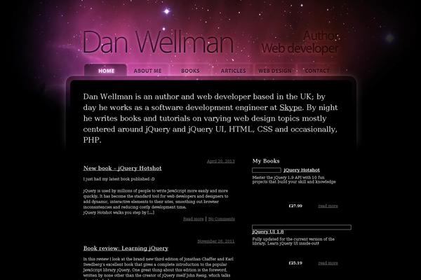Nebula theme site design template sample