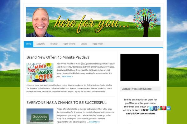 Site using Blue Wrench Video Widget plugin