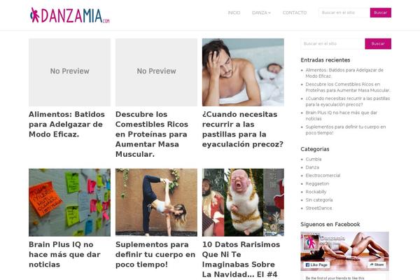 Spike theme site design template sample