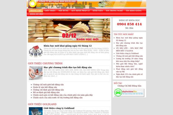 Education theme site design template sample