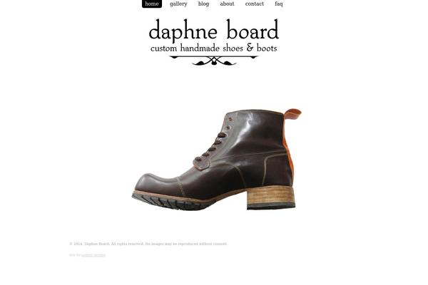 Daphne theme site design template sample