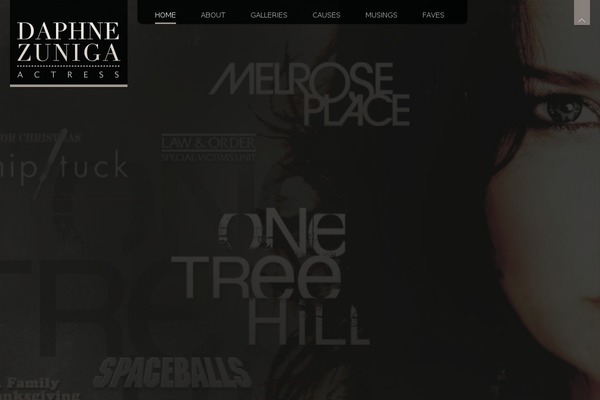 Daphne theme site design template sample