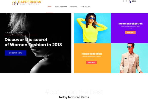 Puca theme site design template sample