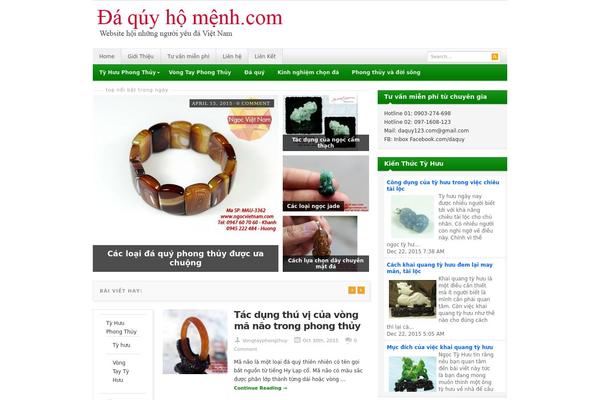 Resizable theme site design template sample