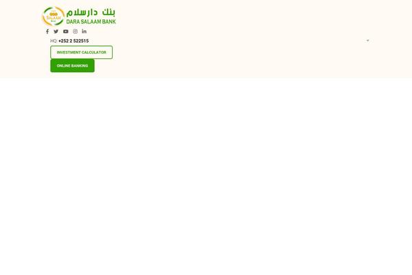 Dara theme site design template sample