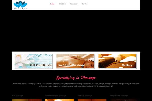 Spasalon theme site design template sample